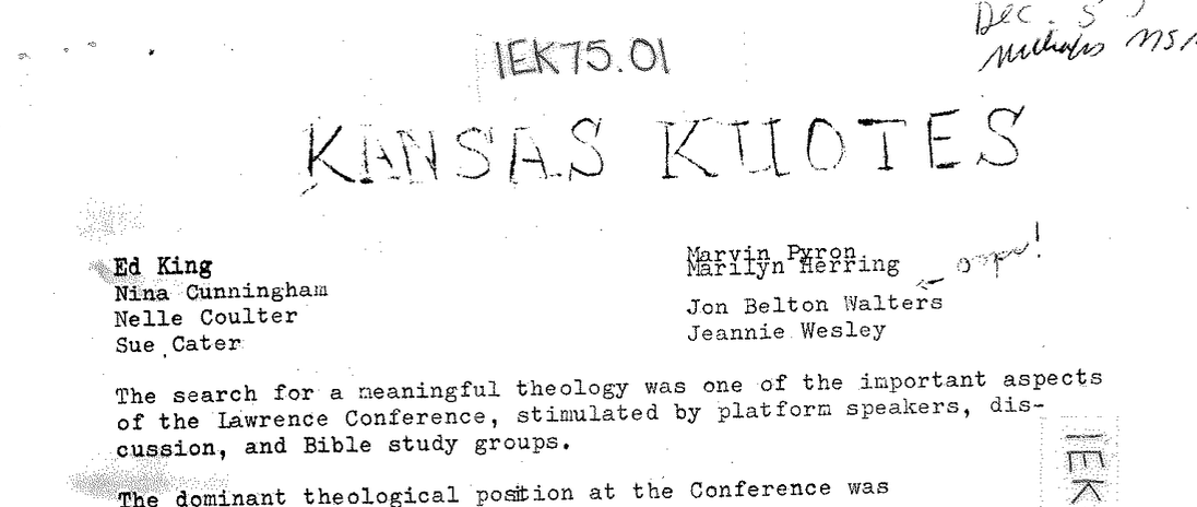 Kansas Kuotes: December 1957 Issue